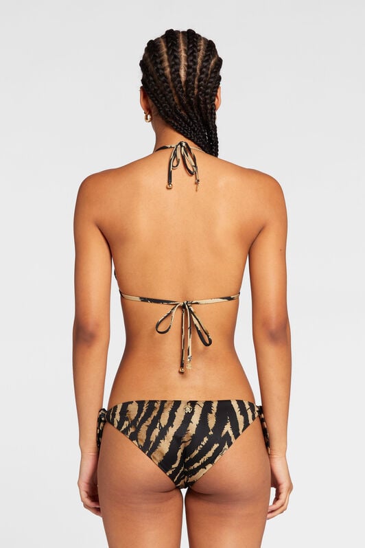 UG Crystal-Embellished Freedom-Print Bikini Briefs UG Crystal-Embellished Freedom-Print Bikini Briefs MARRONE/NATURALE NYW04C-HVB79