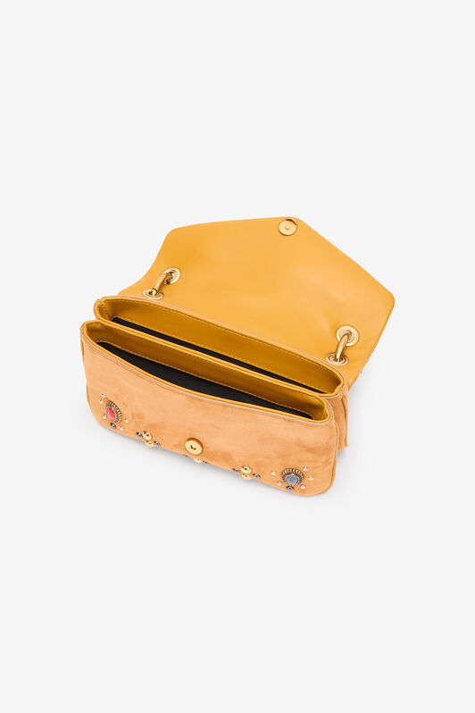 RC Small Bag with Stones and Chain RC Small Bag with Stones and Chain Yellow VKB017-PC003