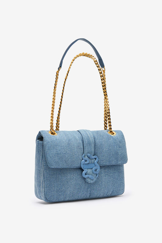 JC Borsa A Tracolla in Denim INDACO CHIARO UFB054-UF423