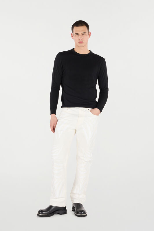 RC Pull Ras-Du-Cou En Laine Noir POM60D-MQ001