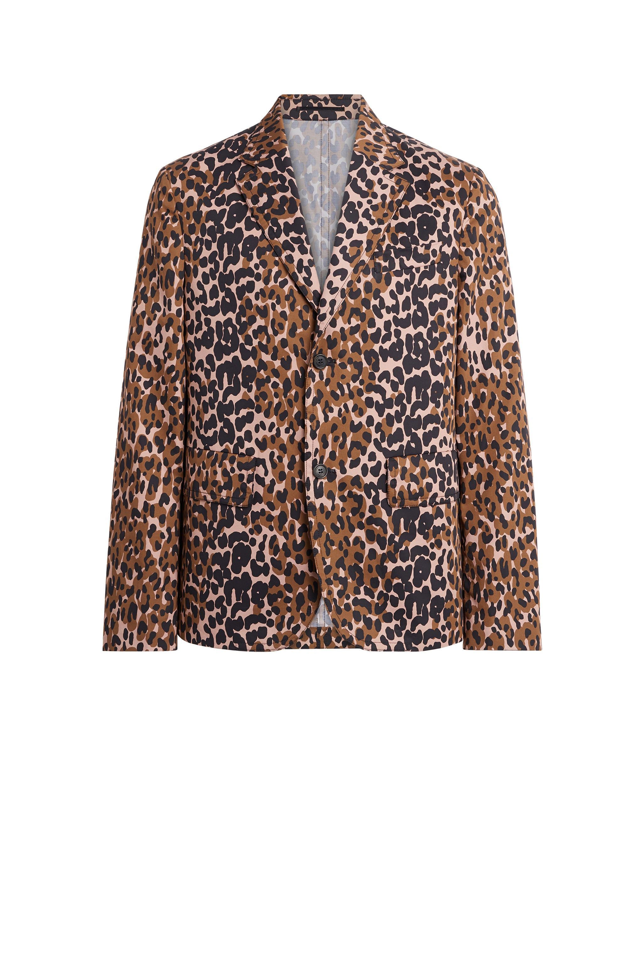 RC Veste de costume à motif Double Leo FUDGE/BLACK KNT440-7MU32