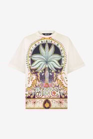 JC T-Shirt mit Tropical Garden-Print OFF WHITE WFT062-WF092