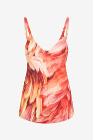 RC Top In Seta Stampa Plumange ARAGOSTA SWT606-4QL71