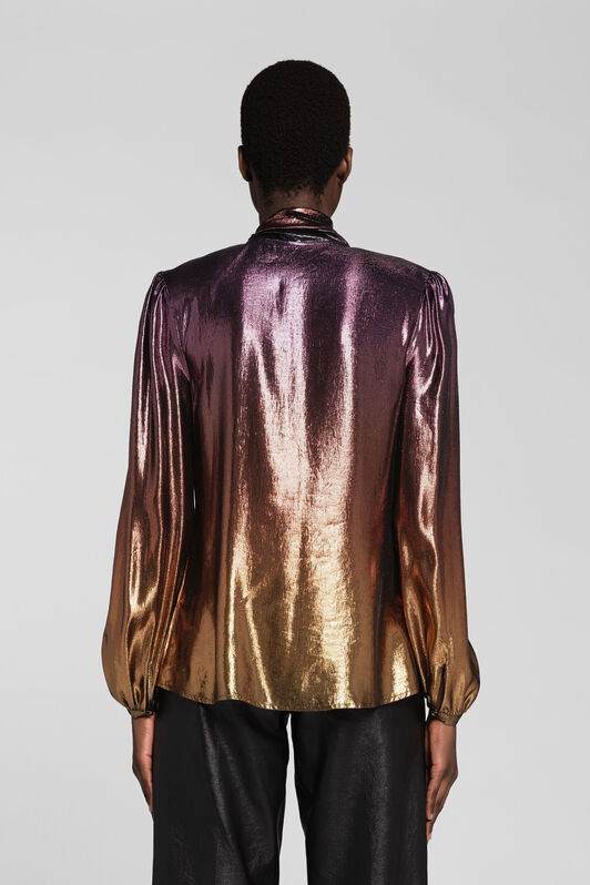 RC Top mit Rundhalsausschnitt im Dégradé-Stil MULTICOLOR PQT705-RJ026