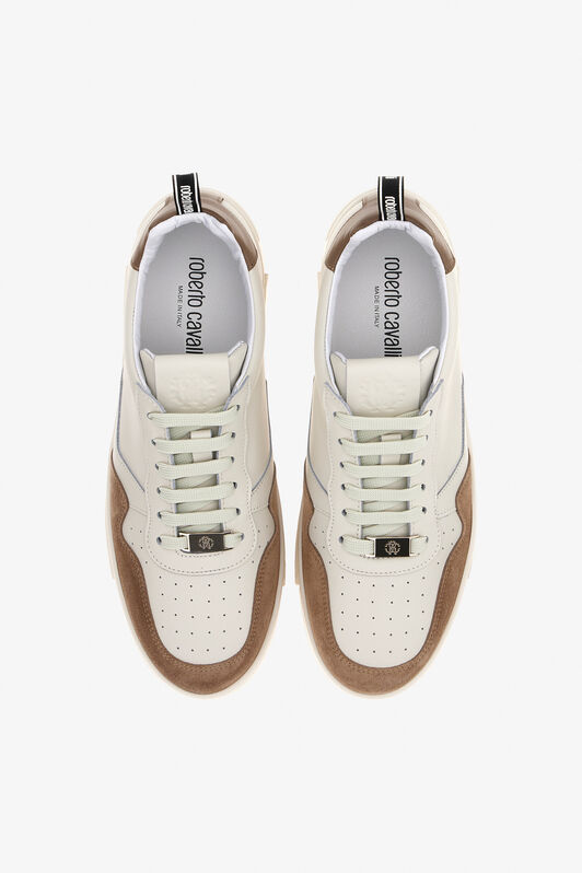 RC Sneakers con Logo Marrone NOS00B-PNO01