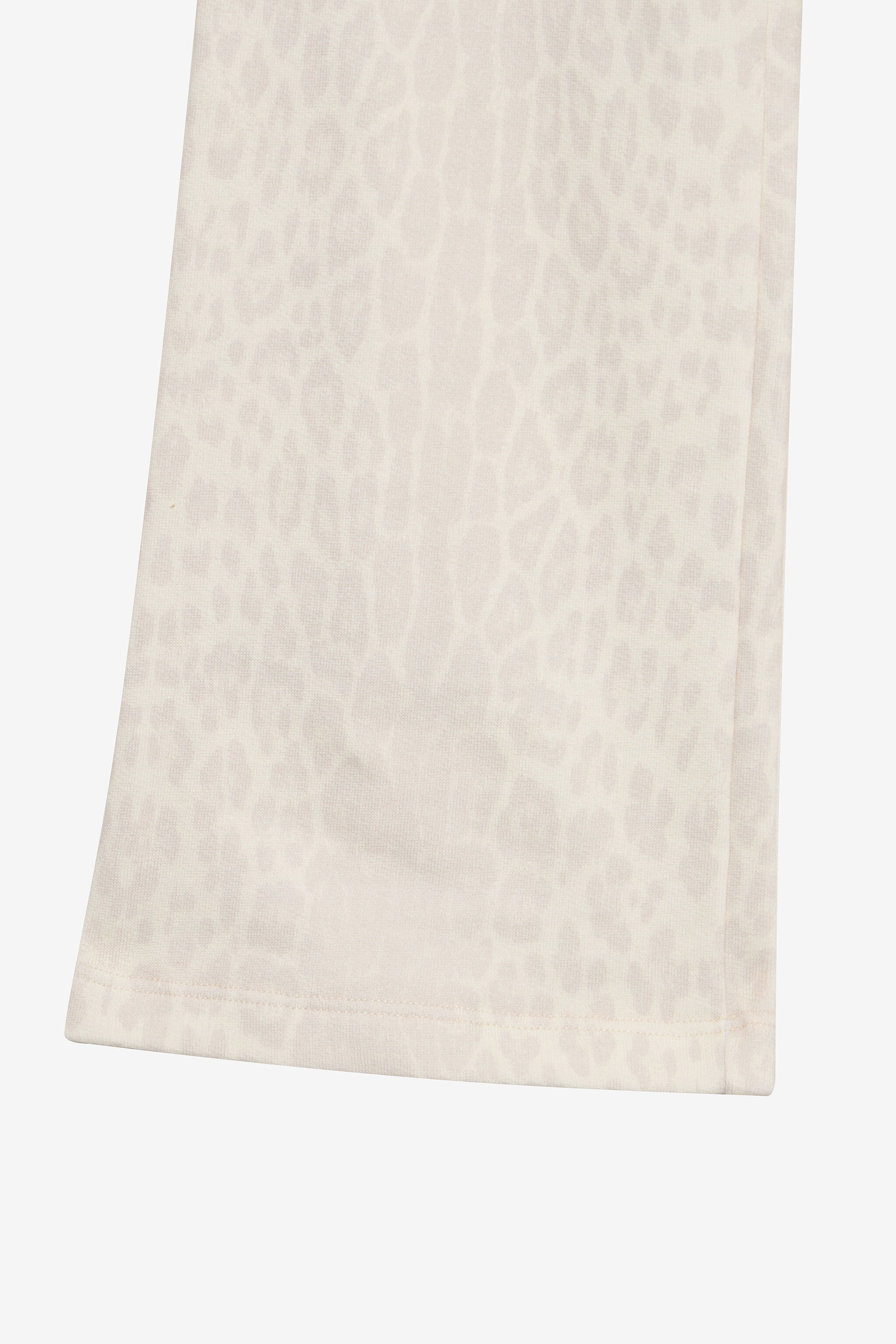 JU Ivory Track Pants with Jaguar Skin AVORY VJT23E-5OO52