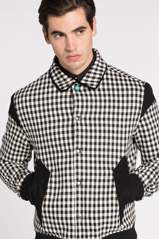 RC Gingham Jacket Black/White RRT407-AIC02