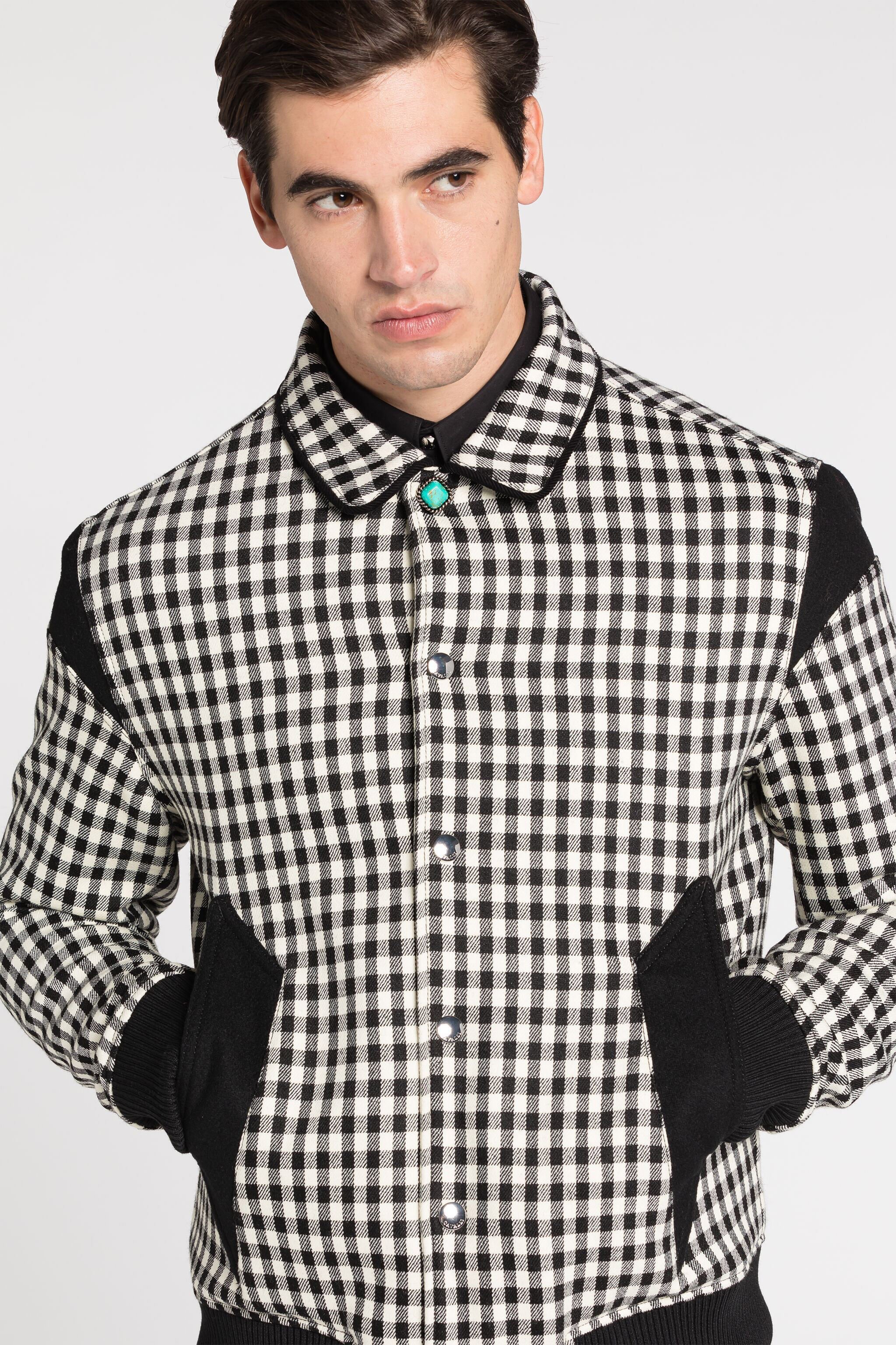 RC Gingham Jacket Black/White RRT407-AIC02