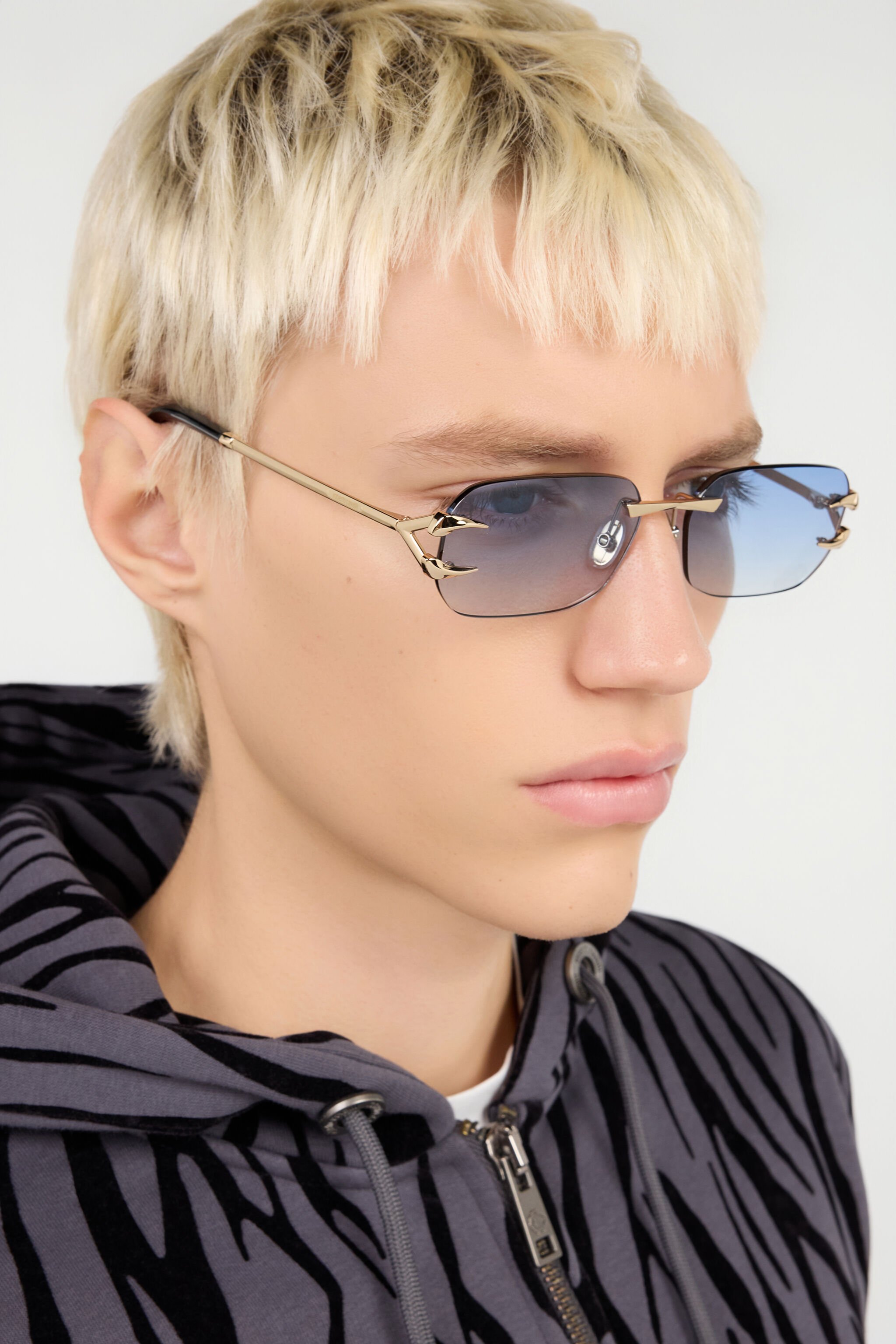 RC Occhiali da sole a giorno in metallo RC Occhiali da sole a giorno in metallo SHINY ROSE GOLD VALD14-ID252