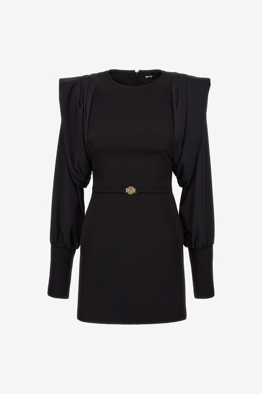 JC Just Cavalli Tiger Logo Mini Dress JC Just Cavalli Tiger Logo Mini Dress Black RKT951-RK460
