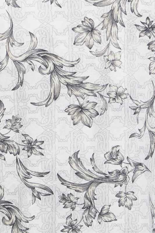 RC Polo Shirt With Floral Print WHITE OOT64A-XKO64
