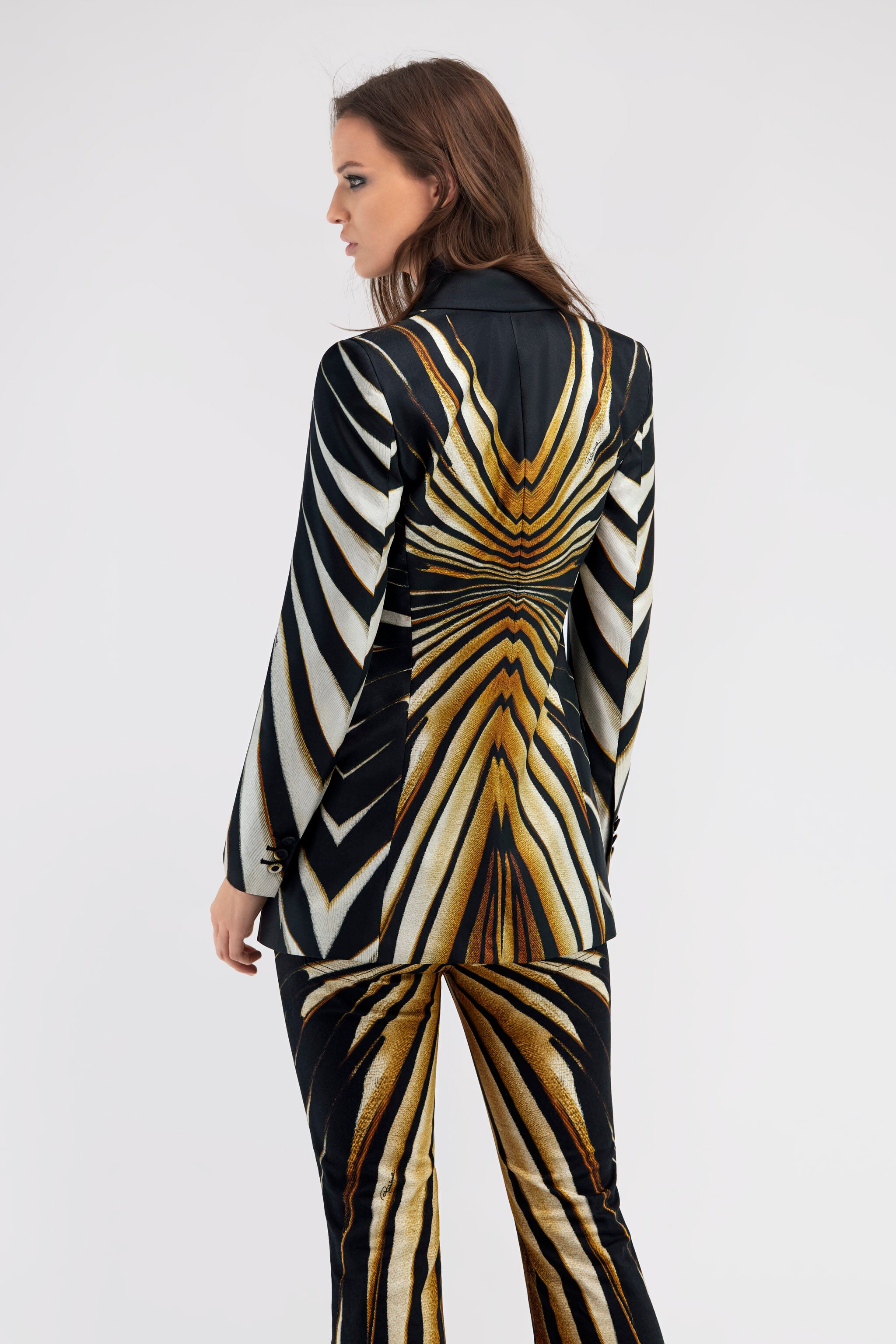 RC Einreiher-Blazer mit Ray of Gold-Druck Gold RWT405-4QI12