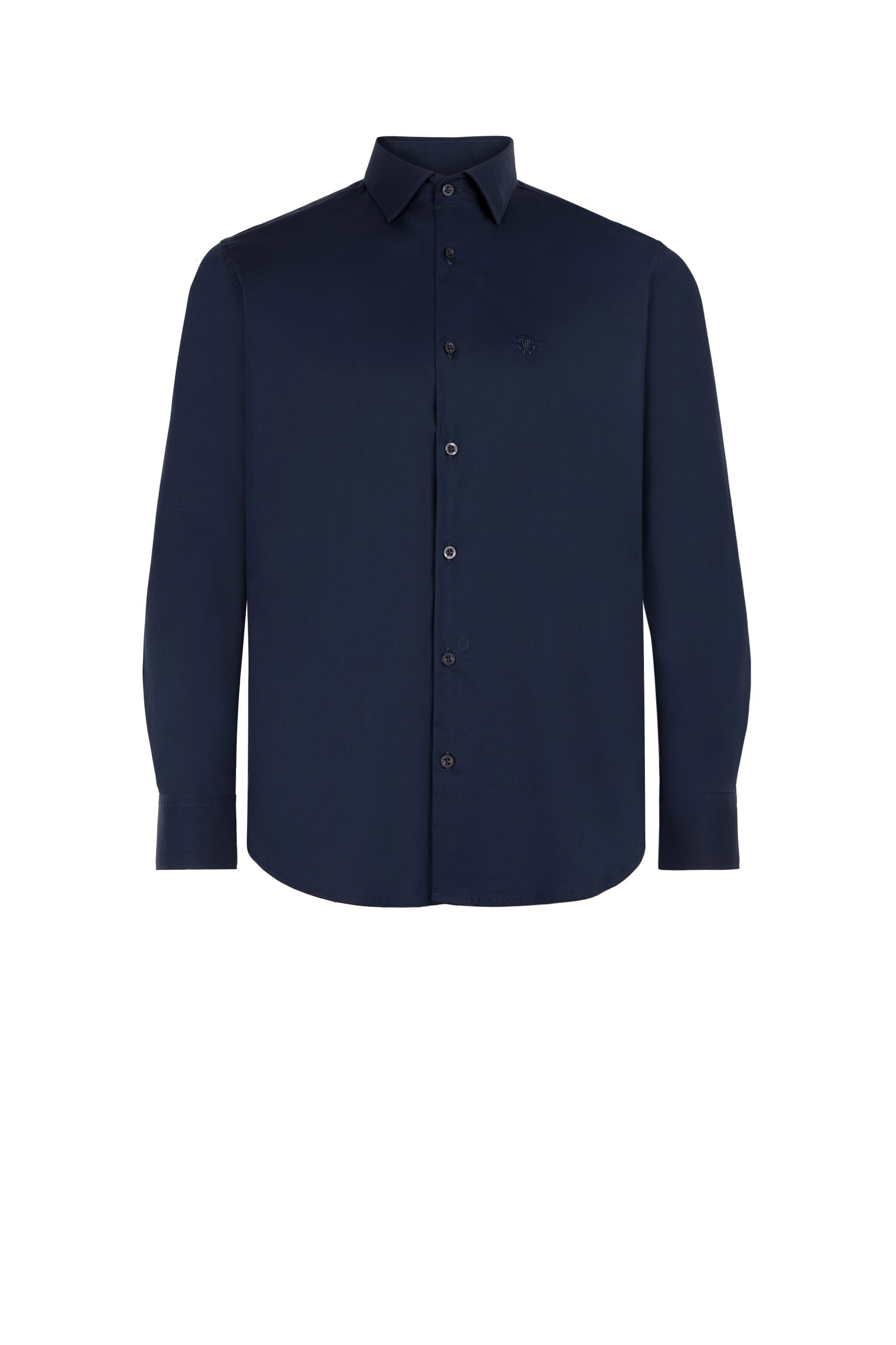 RC Monogram Shirt in Dark blue for Men Roberto Cavalli