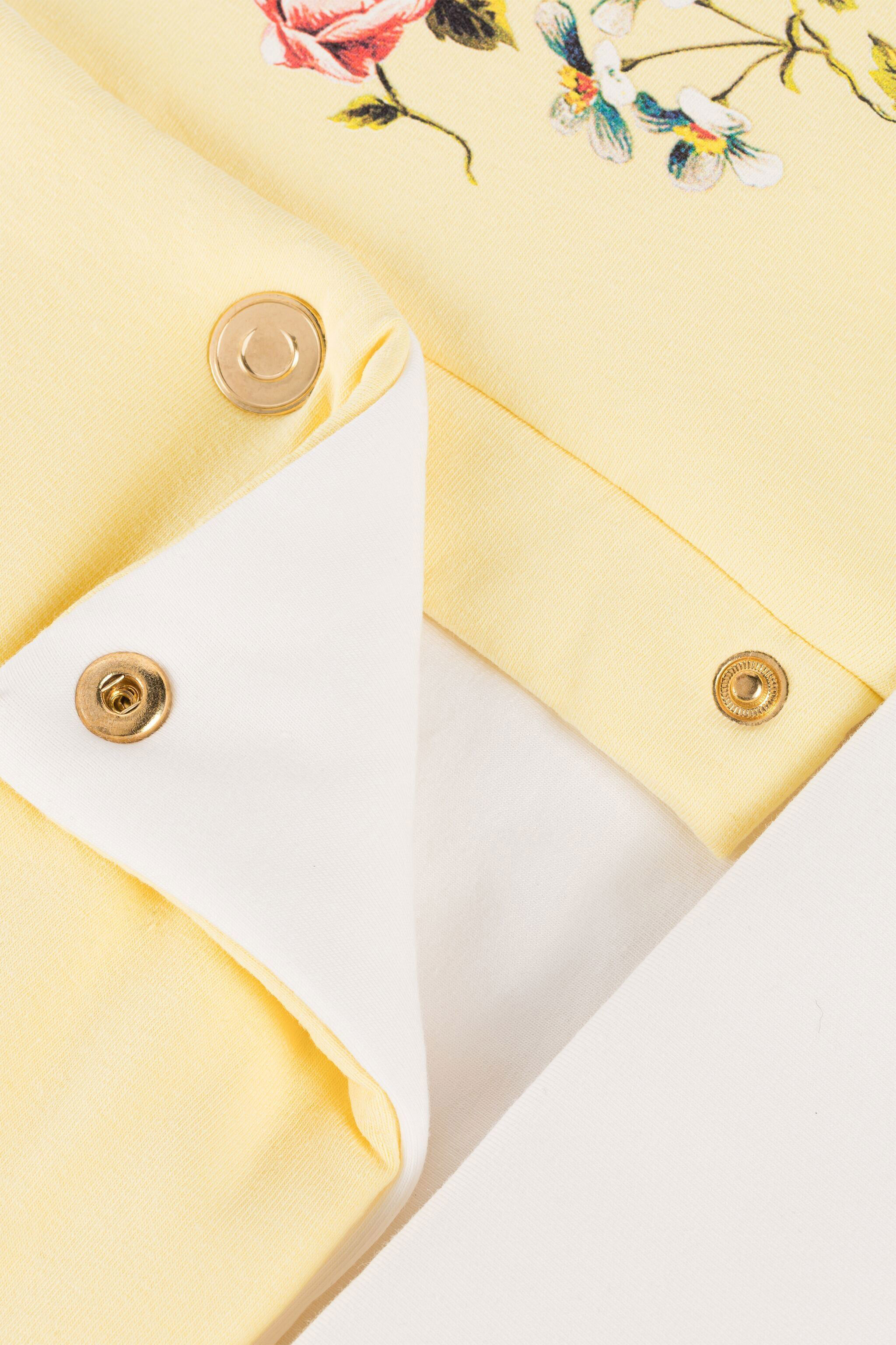 JU Saco para bebé con estampado Floral Amarillo OJT828-JV025