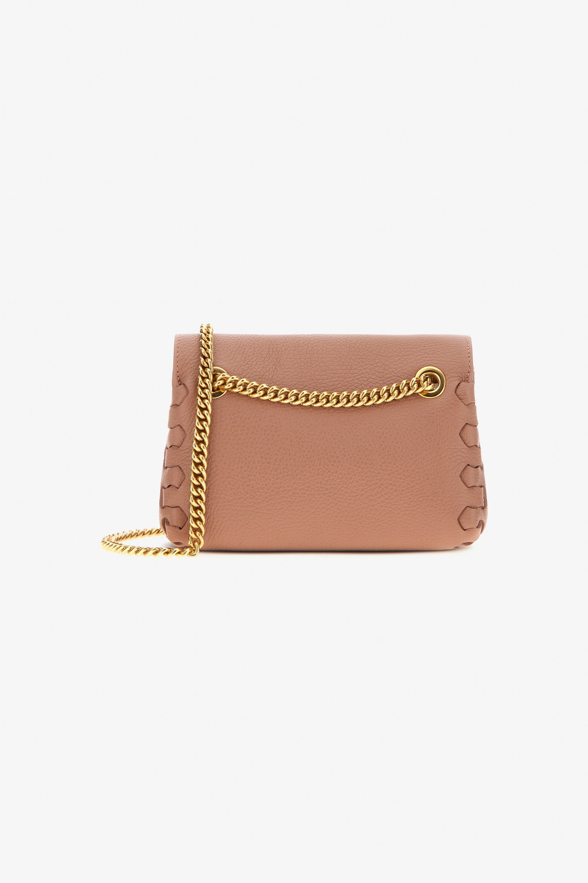 RC Mirror Snake Leather Shoulder Bag Light brown JSB005-PZA12
