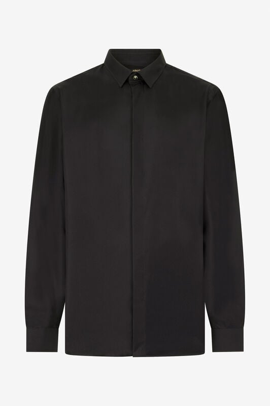 RC Black Silk Shirt  BLACK SOT70B-SE001