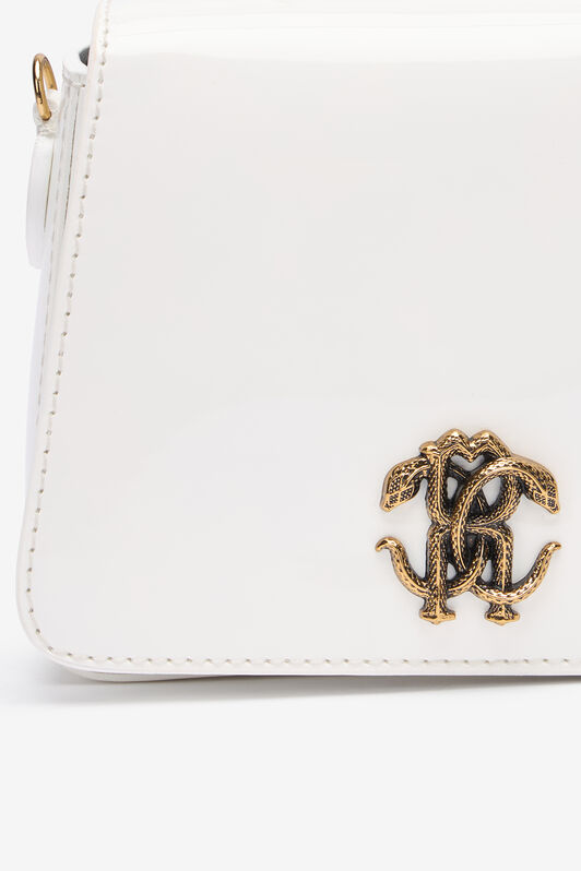 JU Mini Bag With Mirror Snake Monogram WHITE UJB00B-ABJ04