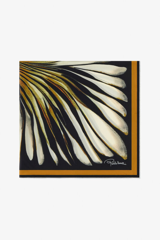 RC Ray of Gold Print Scarf Gold TALR11-IR028