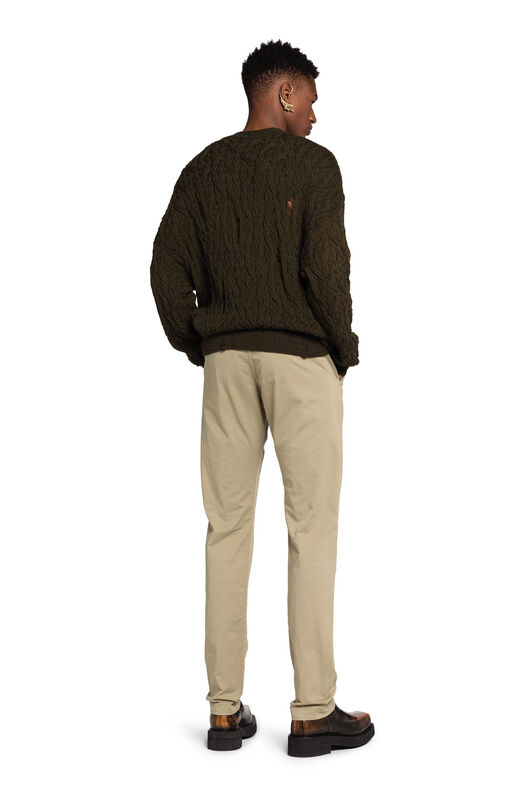 RC Slim-Fit Chinos MILITARY GREEN KOT20A-CE048
