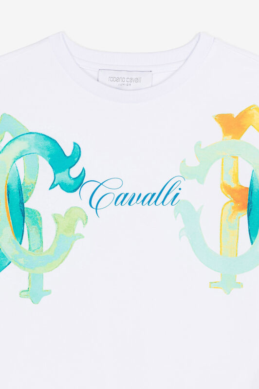 JU Logo-print short-sleeve T-shirt JU Logo-print short-sleeve T-shirt White QJT681-JV025
