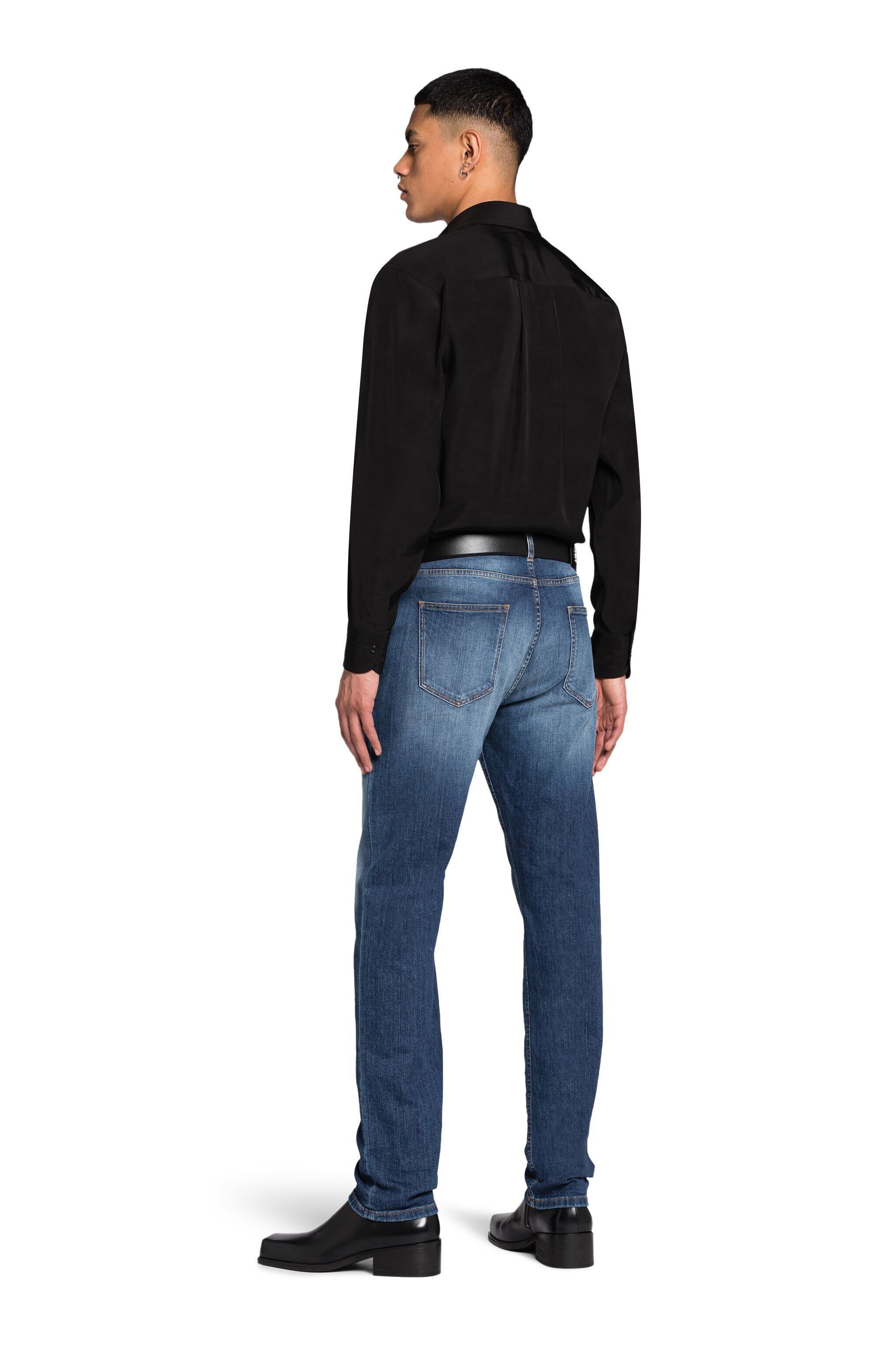 RC Faded Straight-Leg Jeans Dark blue ISJ260-DS009