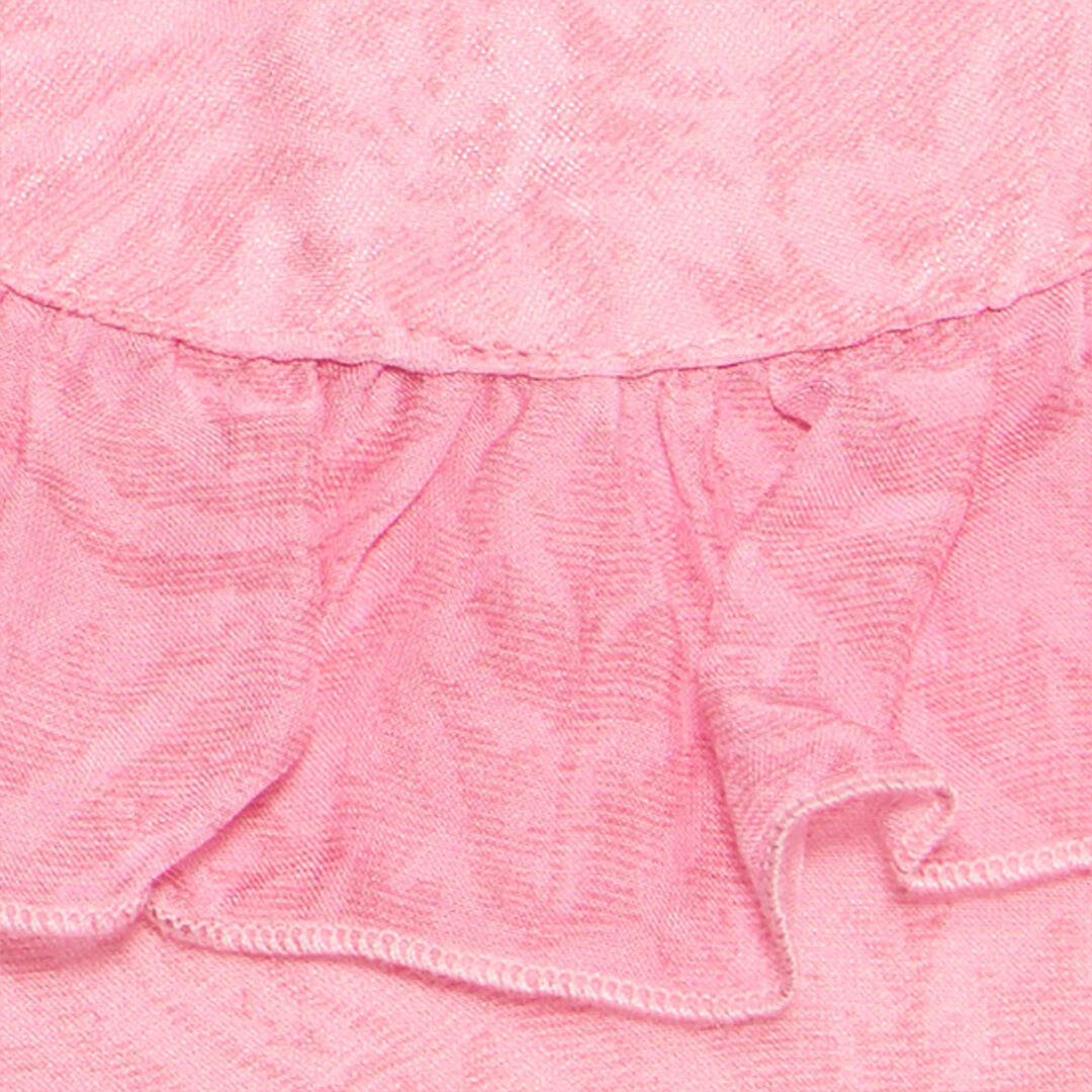 JU Baby Pink Dress with Floral Print BABY ROSE VJT114-2NP28