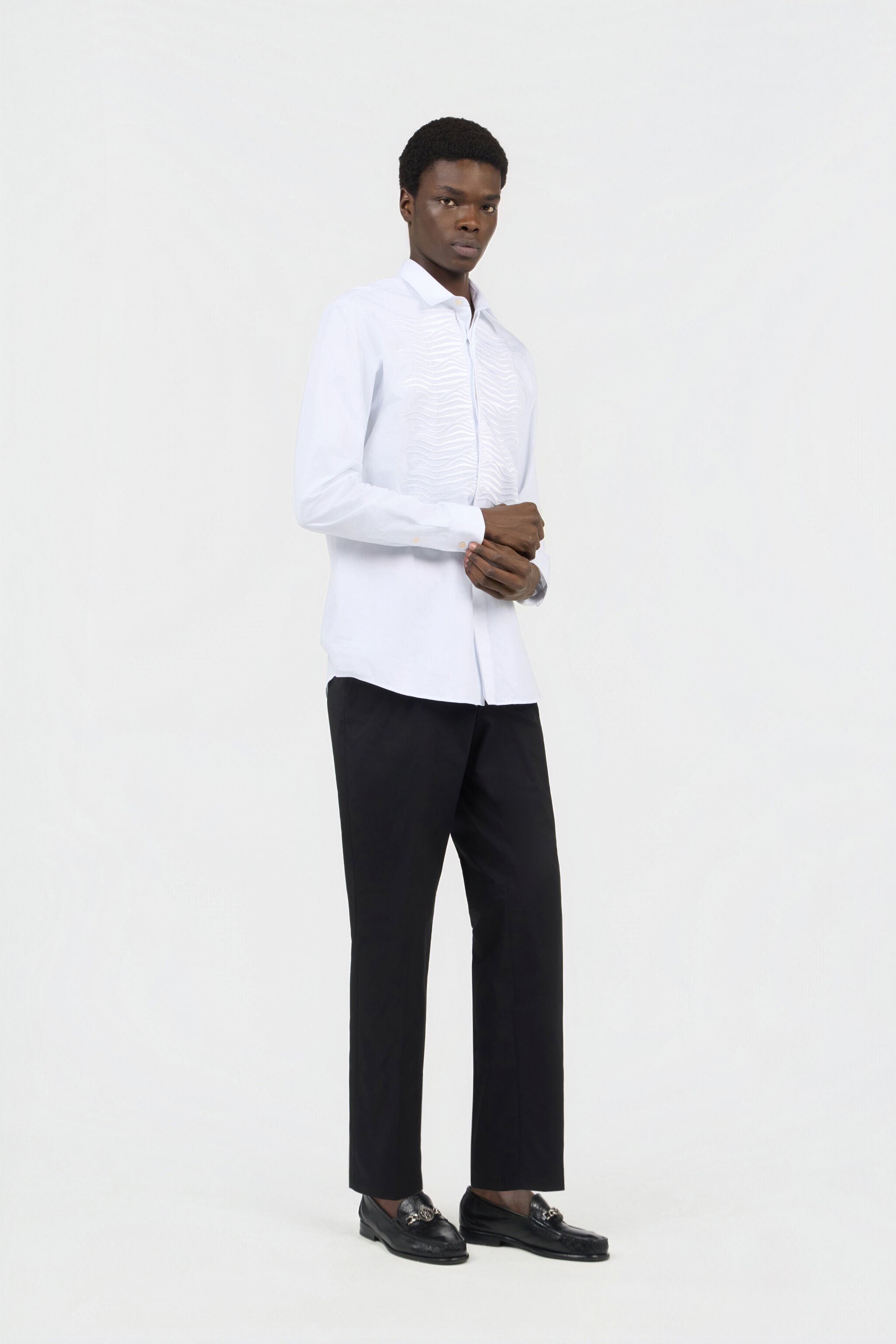 RC White Cotton Shirt WHITE SOT70E-3AD03