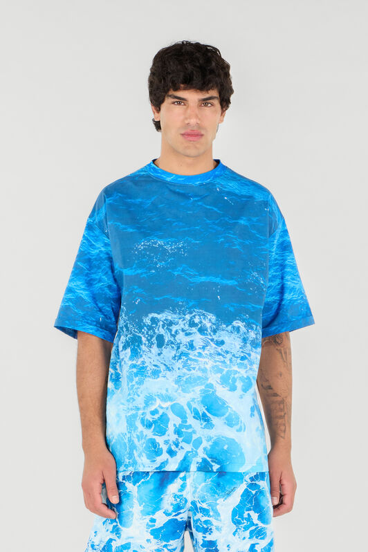 RC Man Cotton T-Shirt Blue UMT62A-7EN94