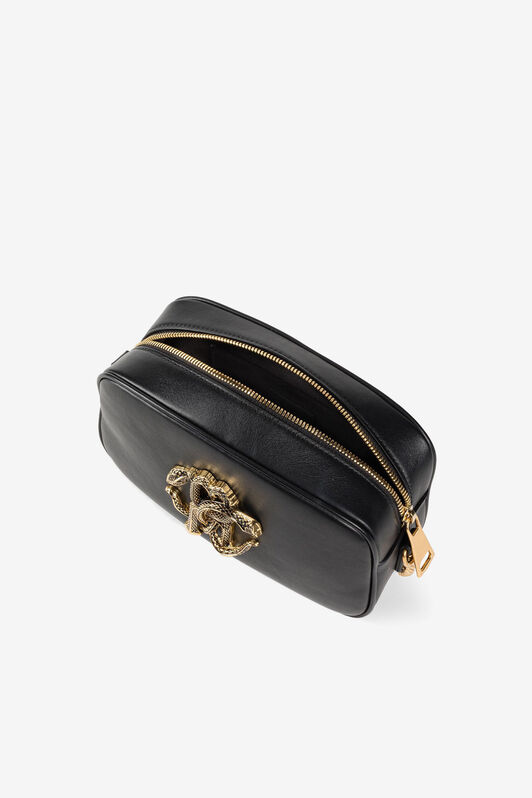 RC Mirror Snake Shoulder Bag Black RKB007-PZ905