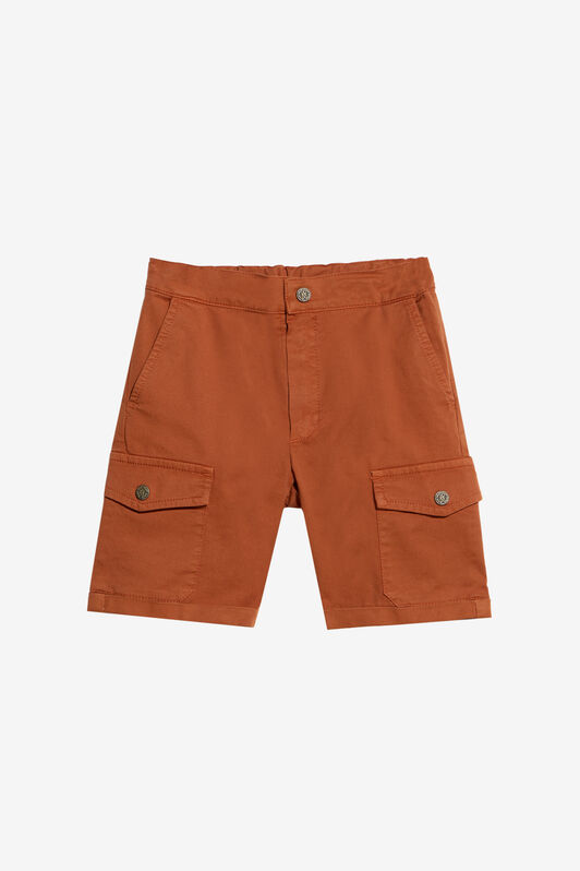 JU Bermuda In Cotone Ruggine ORANGE RUST WJT231-CE035