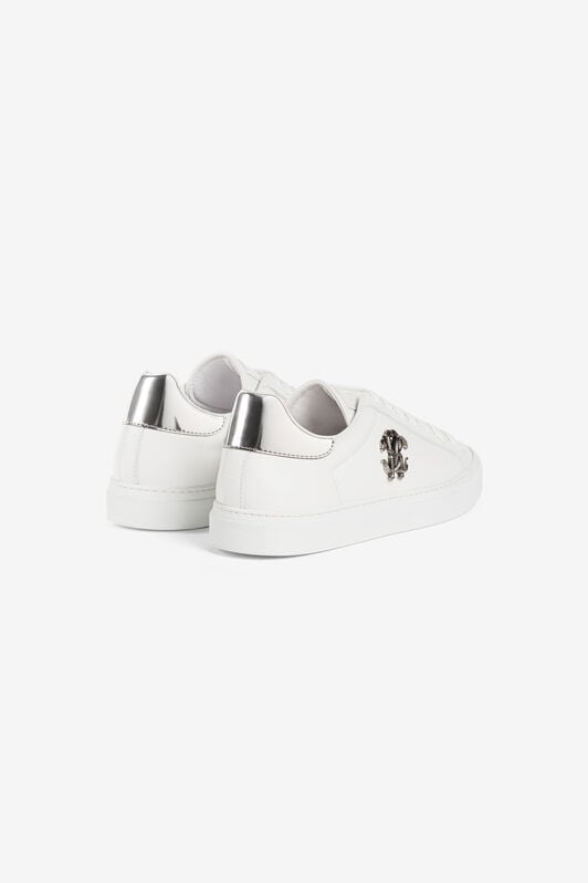 RC Sneakers with Monogram Mirror Snake White/Silver RRS009-PZB23