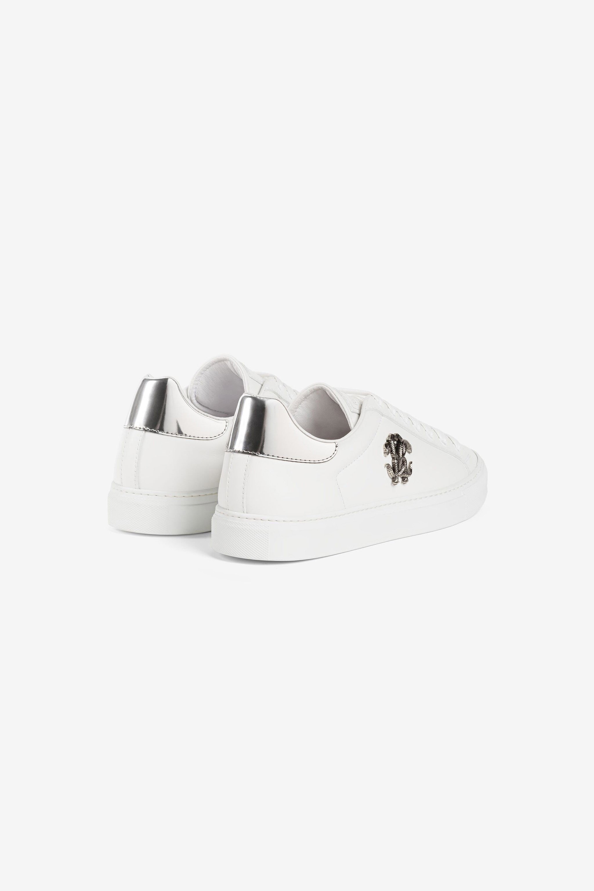 RC Sneakers with Monogram Mirror Snake White/Silver RRS009-PZB23