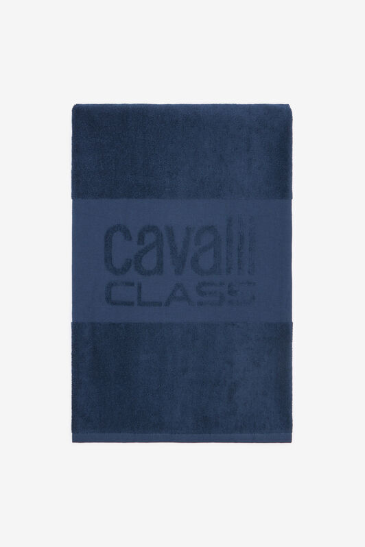 CL Strandtuch Mit Logo Cavalli Class Navy QXH01I-RW006
