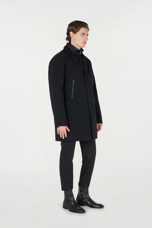 RC Padded Jacket With Quilted Insert Black OOT40E-SBO04