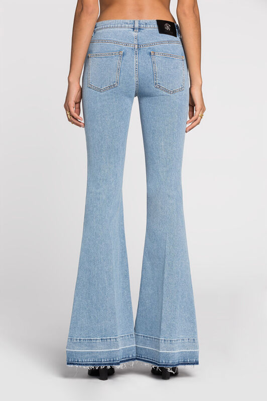 RC Mid-rise flared jeans Light blue RKJ205-DS001