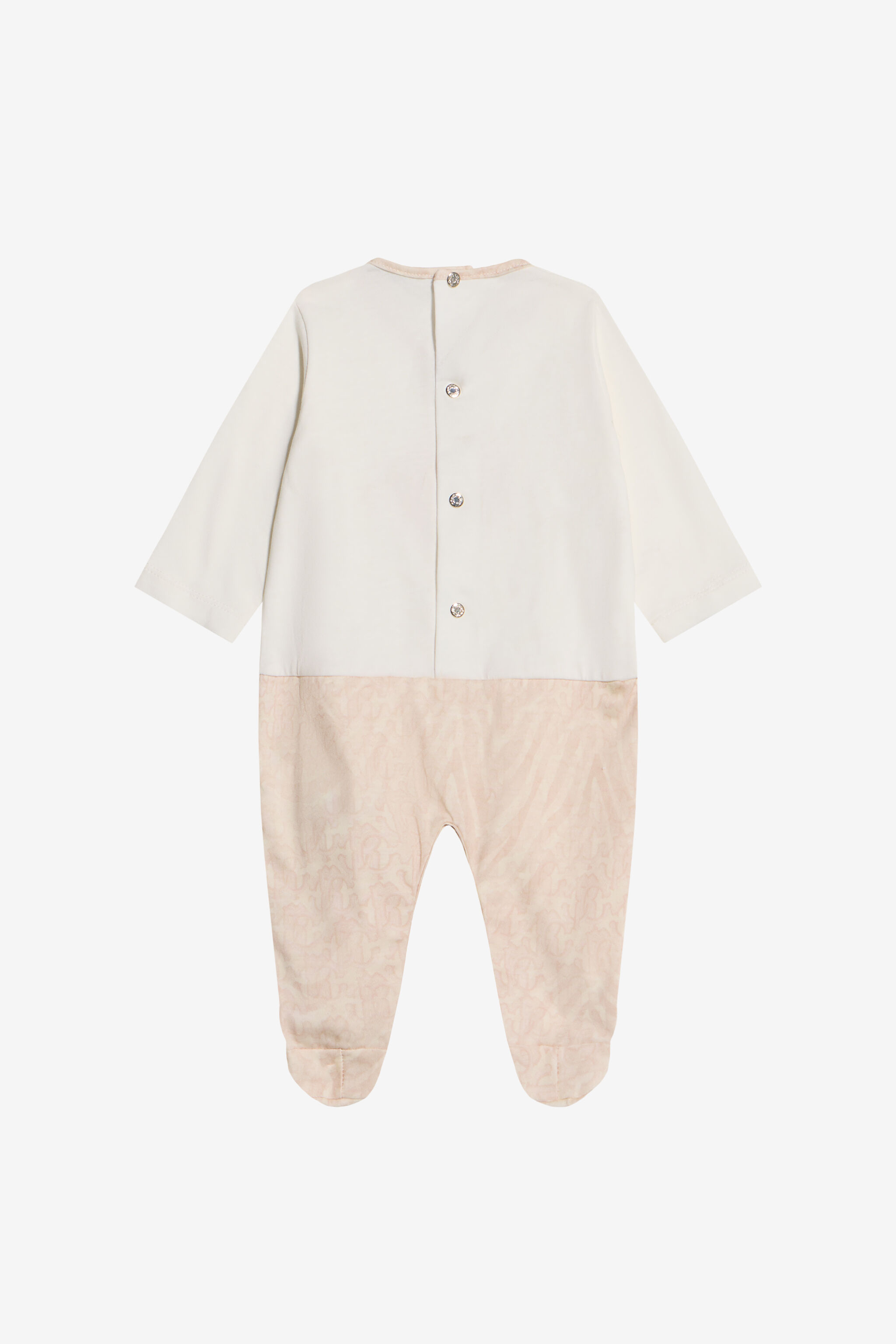 JU Pink Monogram Zebra Print Children Kit BABY PINK WJT808-JD001