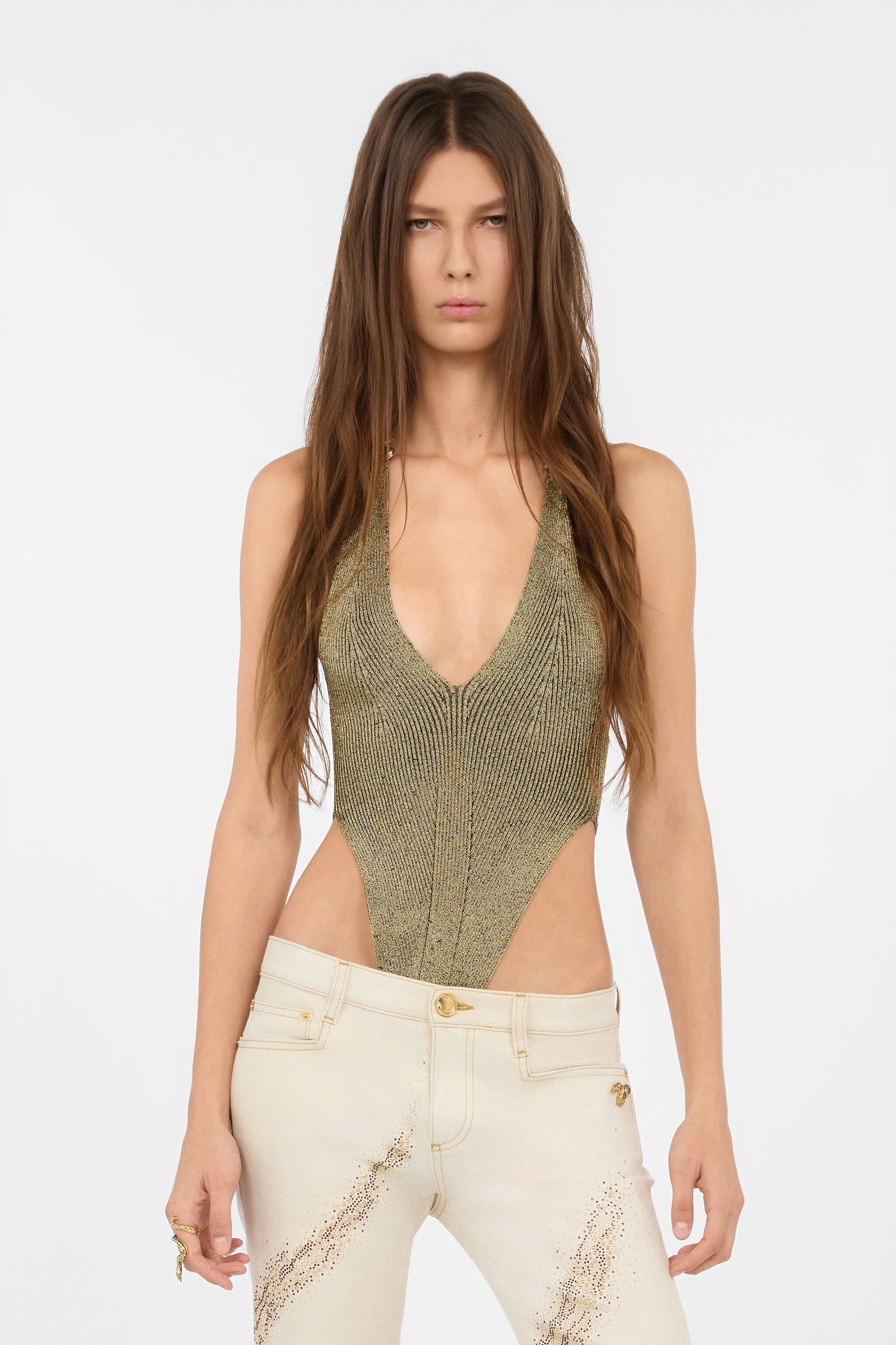 RC Body Nero E Oro A Coste Con Serpenti RC Body Nero E Oro A Coste Con Serpenti GOLD/BLACK WWM606-MO045