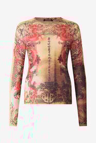 ${brand} Long-Sleeve T-Shirt with Oriental Print ${colorDescription} ${masterID}