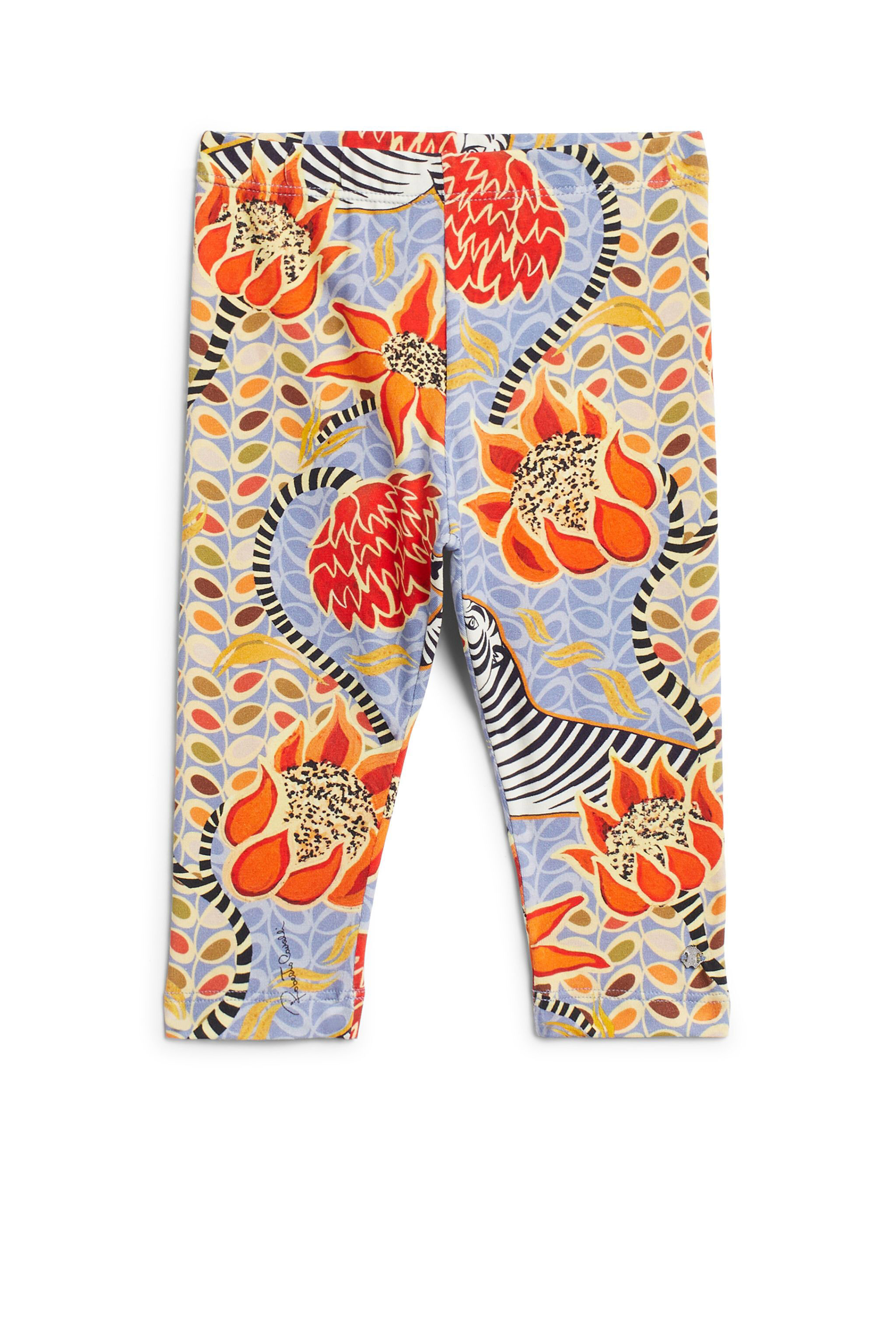 JU Indian floral leggings MULTICOLOR IJT225-JFQ79