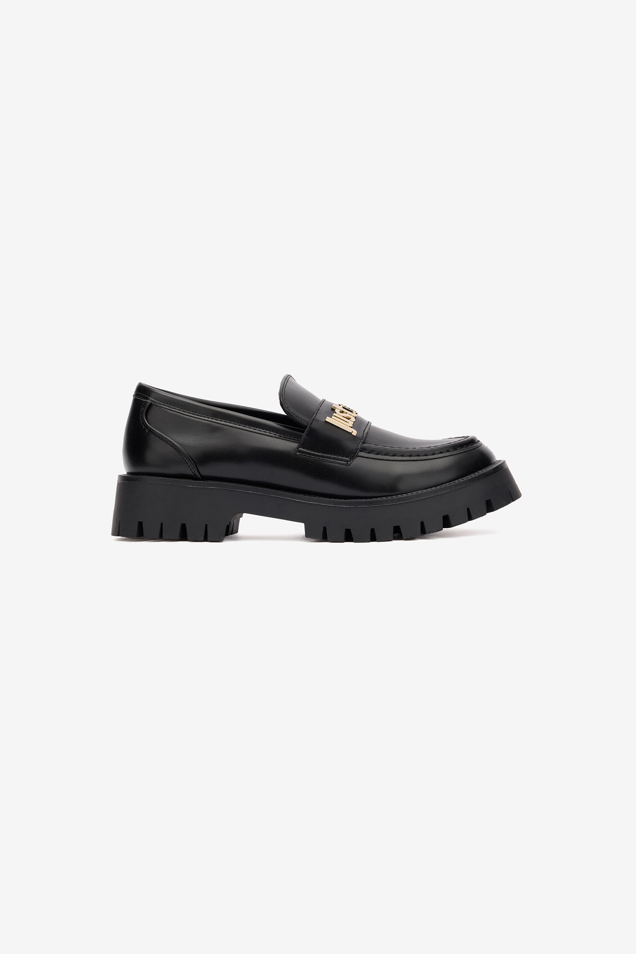 JC Mocassins Avec Lettrage Noir TFS066-TF386