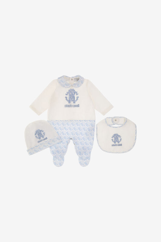 JU Conjunto Con Monograma RC JU Conjunto Con Monograma RC Baby Blue SJT840-JD001