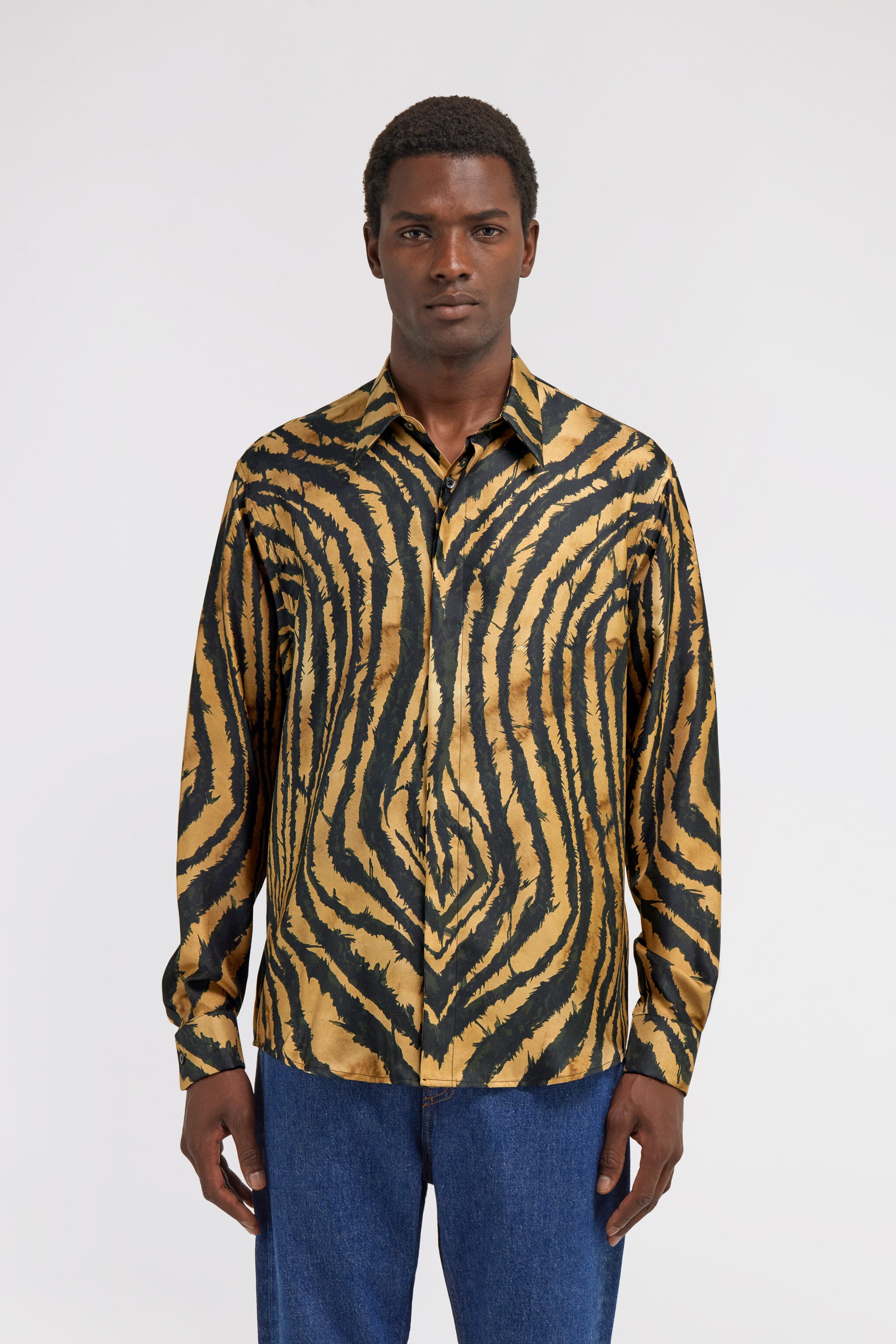 RC Camicia Stampa Freedom Marrone SRT713-4QB79