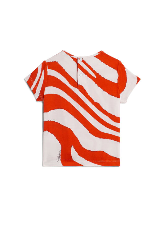 JU Zebra Foulard print T-shirt JU Zebra Foulard print T-shirt RED/WHITE IJT628-JLQ63