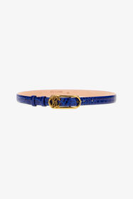 ${brand} Leather belt with Monogram Mirror Snake ${colorDescription} ${masterID}
