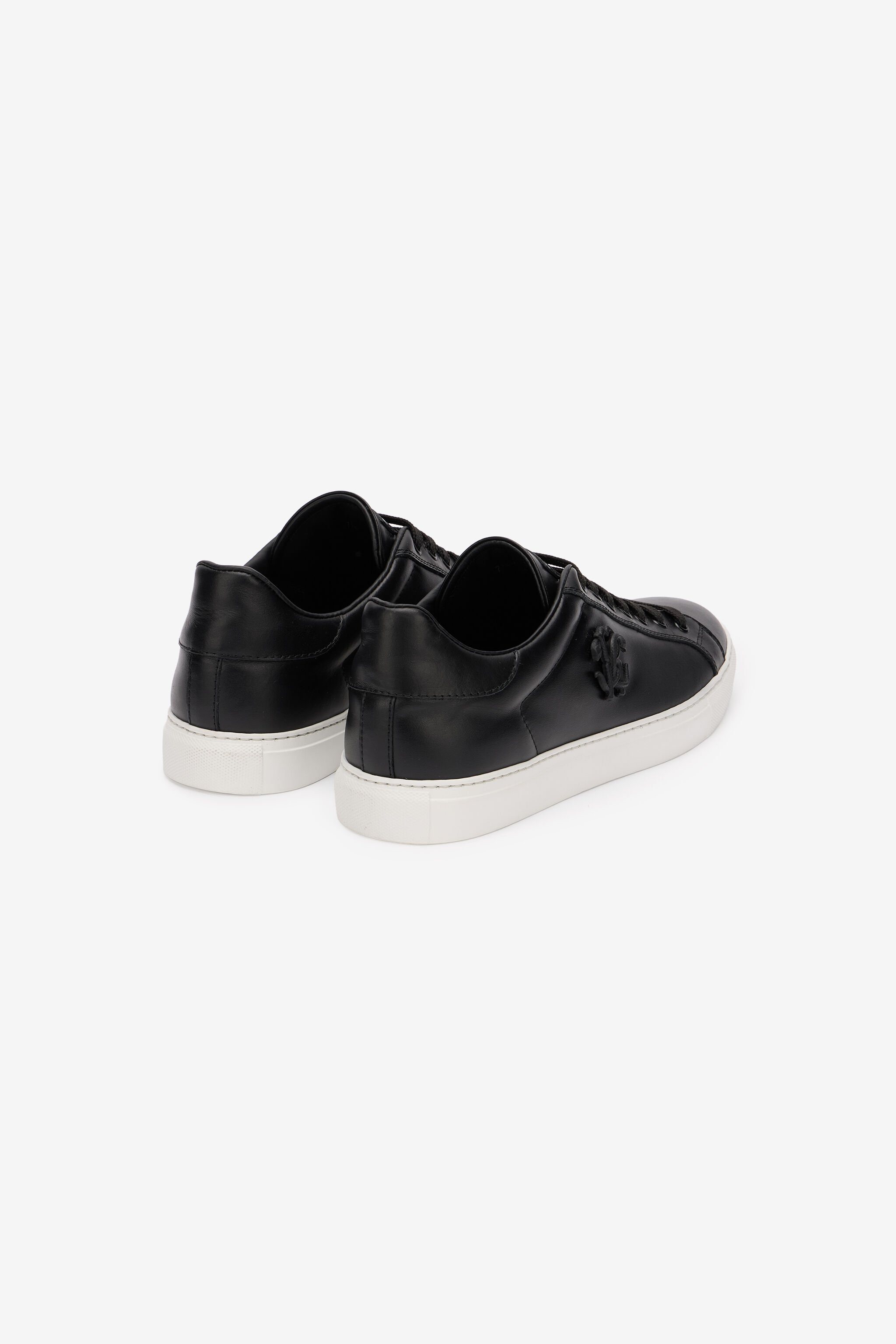 RC Black Sneaker With Embossed Monogram RC BLACK SOS00K-PZC15