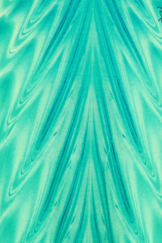 RC Long Dress with Optical Glass Print Light green UKT105-JRN47