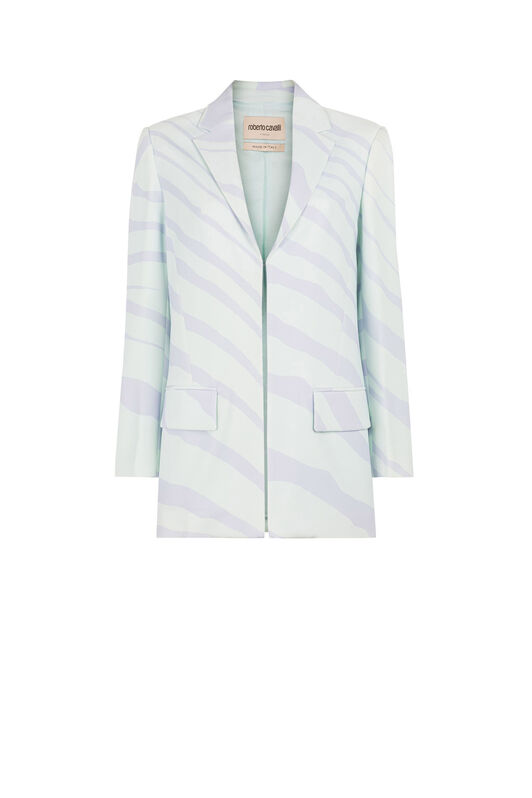 RC Zebra-Print Blazer LILAC GWT407-ORL60