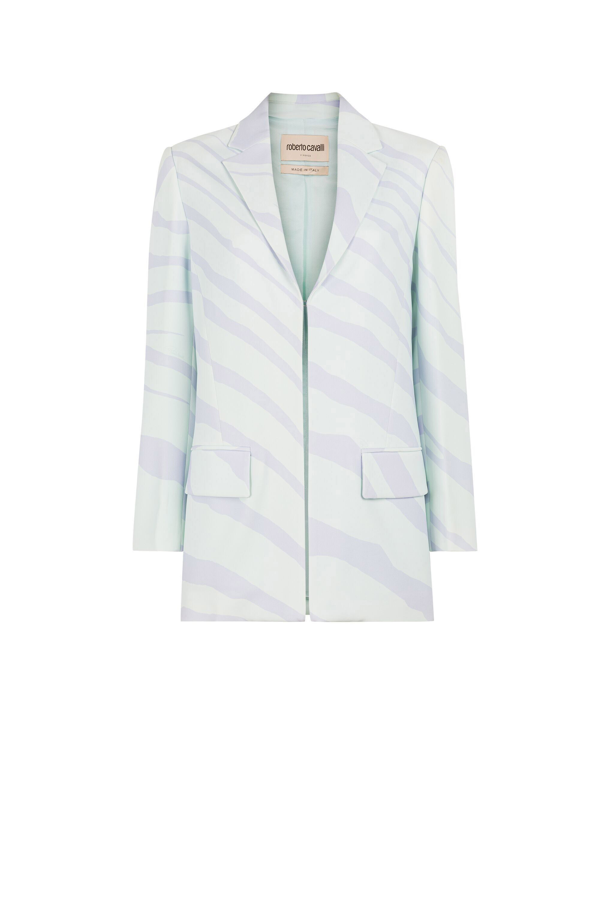 RC Zebra-Print Blazer LILAC GWT407-ORL60