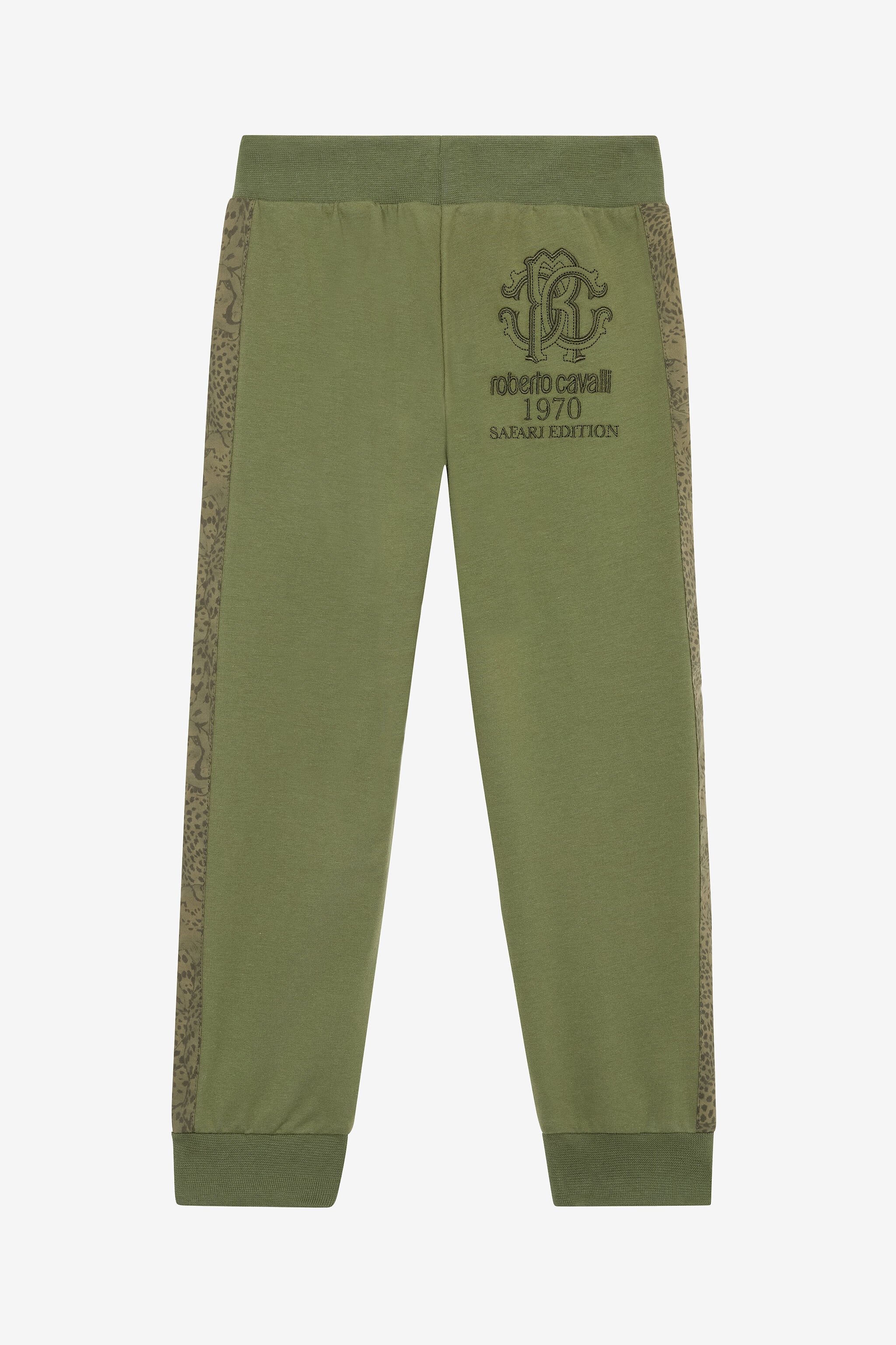 JU Safari Edition Sports Pants With RC Monogram Green UJT20C-CF050