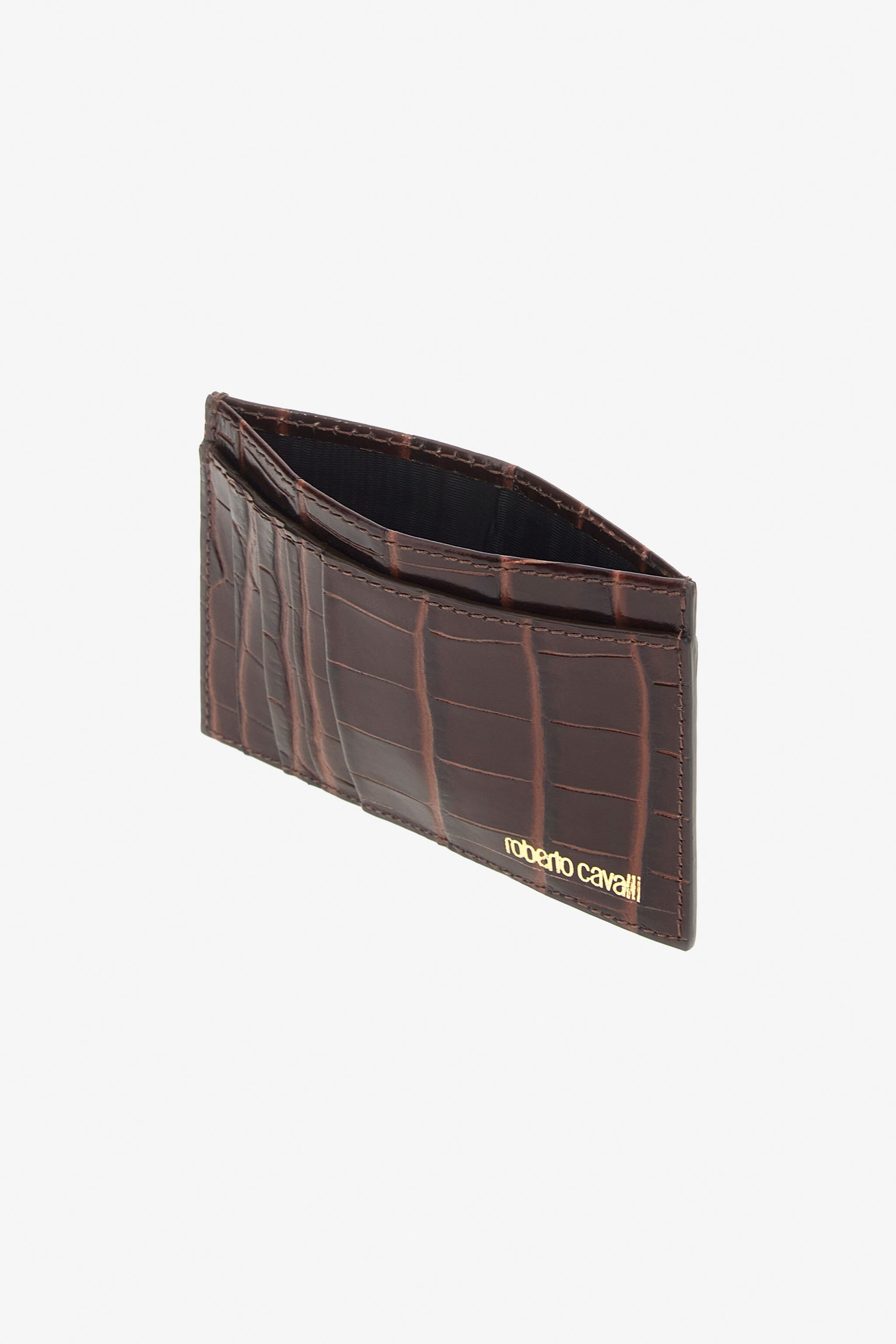 RC Brown Leather Card Case Dark brown TKA005-PZ975